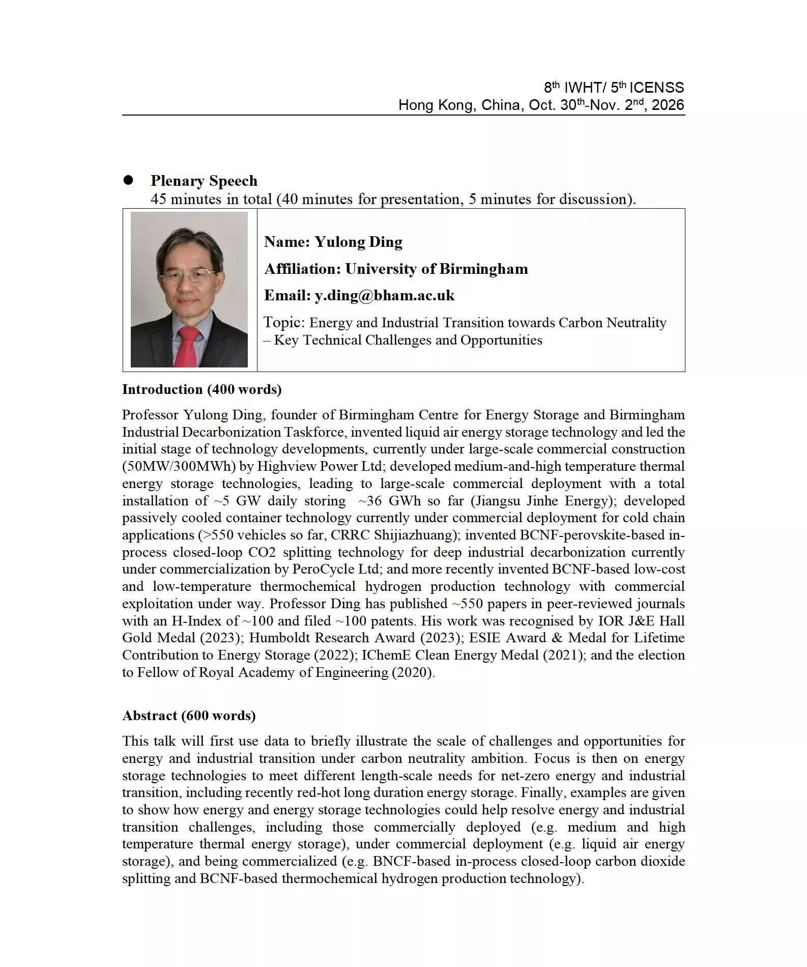 Yulong Ding